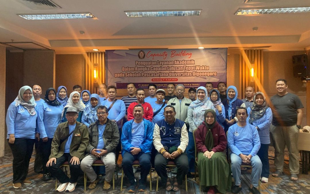 SPs UNDIP Conducted Capacity Building Titled “Academic Services Enhancement to Achieve Timely Graduation for Postgraduate Students at Diponegoro University”