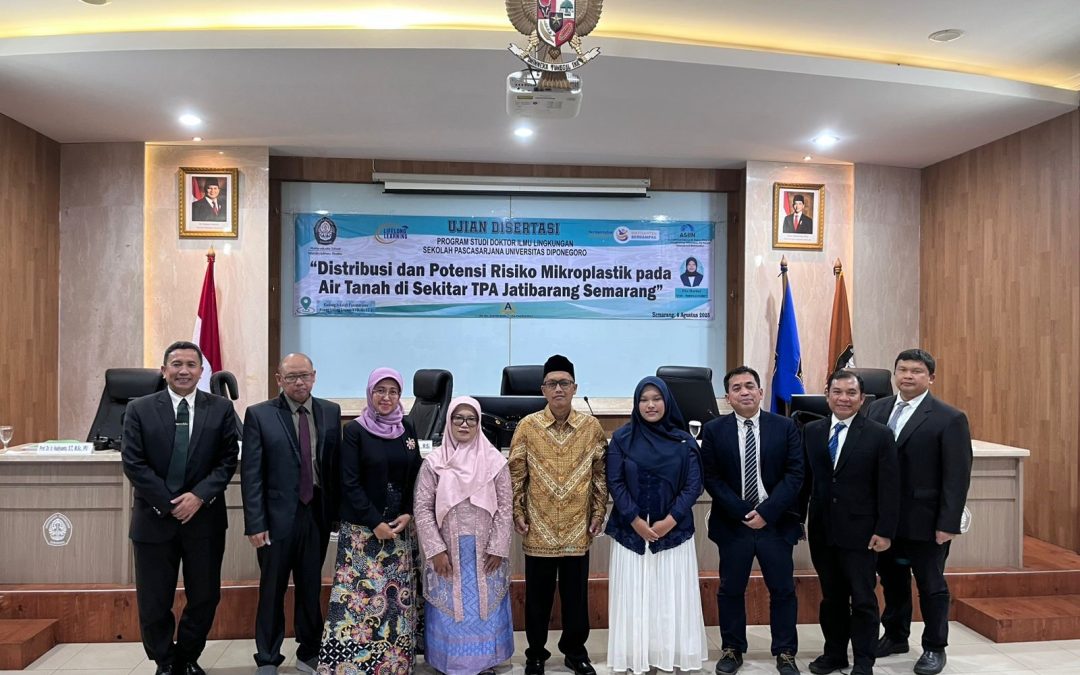 SPs Undip Gelar Sidang Disertasi Bertajuk “Distribusi dan Potensi Risiko Mikroplastik pada Air Tanah di Sekitar TPA Jatibarang Semarang”