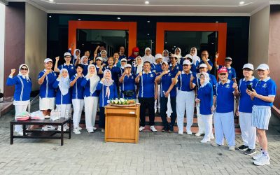 SPs Undip Held Morning Exercise with the Rector of Diponegoro University